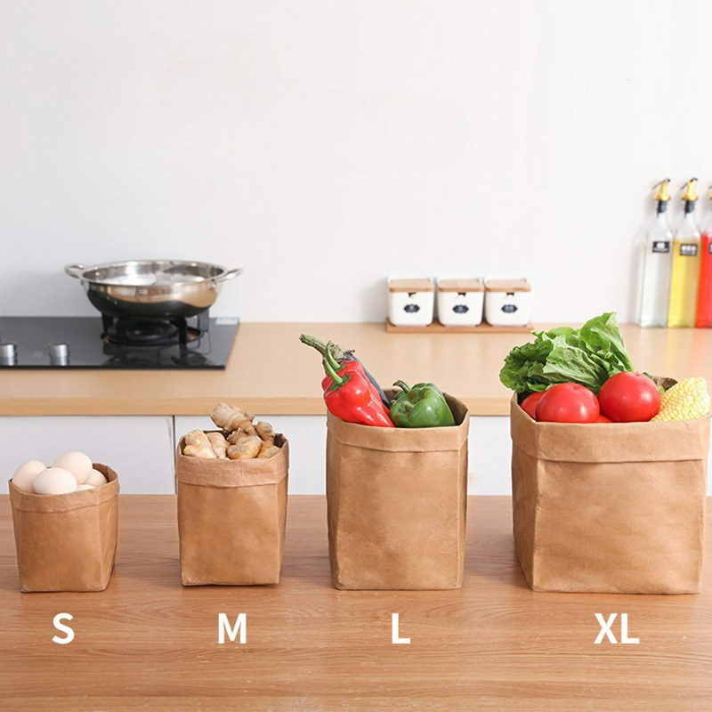 Food Storage In Plants - Kraft Kağıt Çanta Yıkanabilir Kağıt Saklama