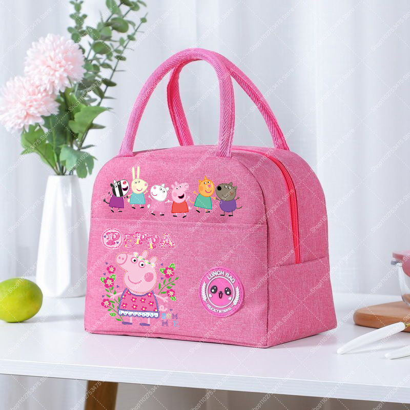 Food Storage Bag - Kız Anime Sevimli Öğle Yemeği Çantası