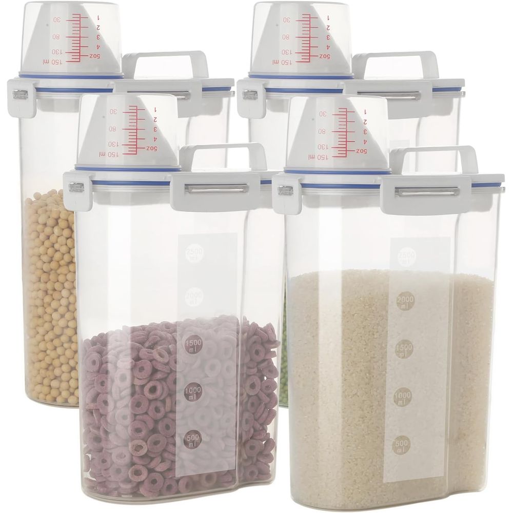 Food Storage No Plastic - 5.5 Lbs Pirinç Hava Geçirmez Kuru