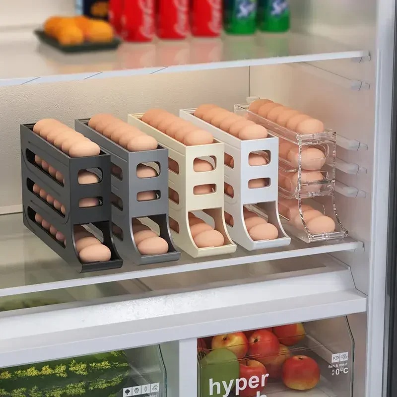 Egg Storage Holder - Buzdolabı Yumurta Saklama Kutusu 4 Katmanlı