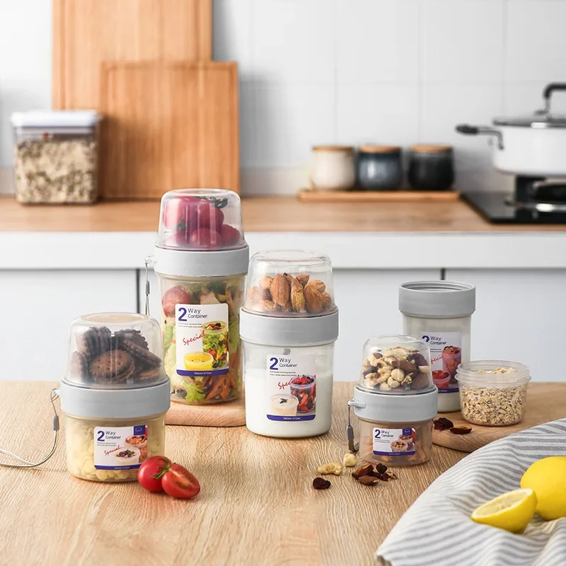 Food Storage Yogurt - Kahvaltılık Yulaf Ezmesi Tahıl Kuruyemiş Yoğurt