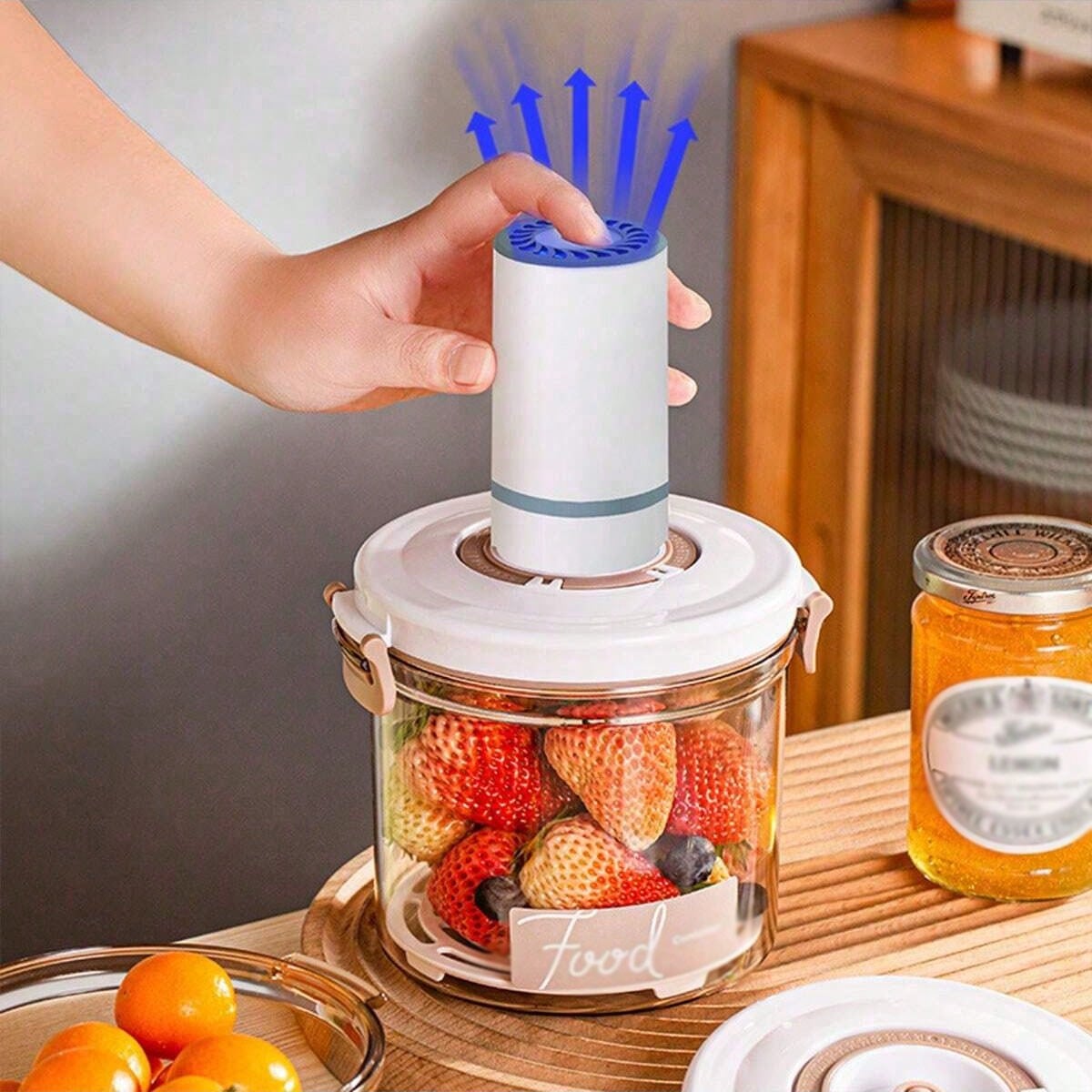 Food Storage Vacuum Containers - 1 Mutfak Gıda Sınıfı Vakumlu Kap,
