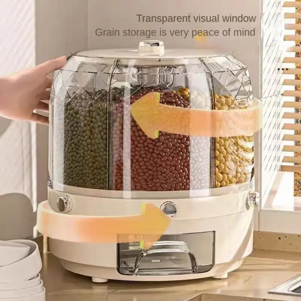 Food Storage No Plastic - Gıda Sınıfı Döner Tahıl Dağıtıcısı Büyük