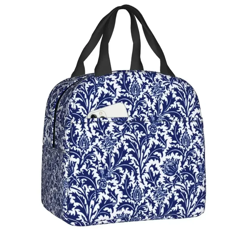 Food Storage Bag - William Morris Thistle Damask Termal Yalıtımlı