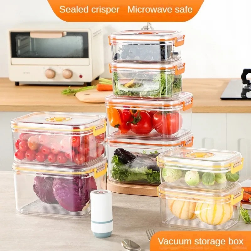 Food Storage Vacuum Containers - Vakumlu Taze tutma Kutusu Buzdolabı Mühürlü