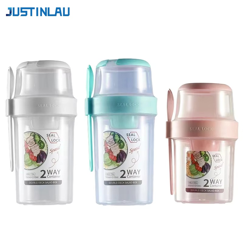 Food Storage Yogurt - JUSTINLAU Taşınabilir Spor Ağırlık Azaltıcı Salata
