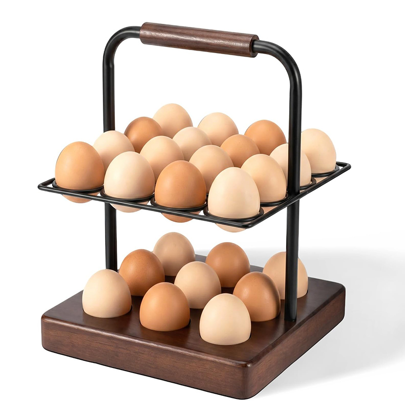 Egg Storage Holder - Çiftlik Evi Tarzı Tezgah Üstü Yumurta