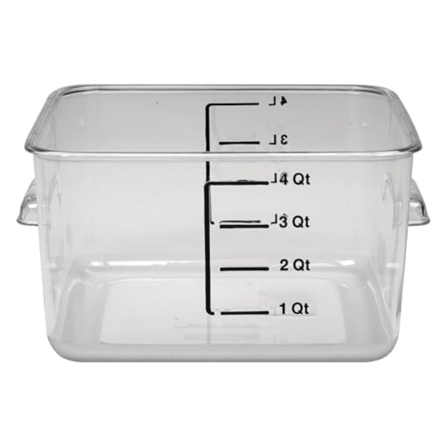 Food Storage Quart Containers - Yerden Tasarruf Sağlayan Kare Gıda Saklama