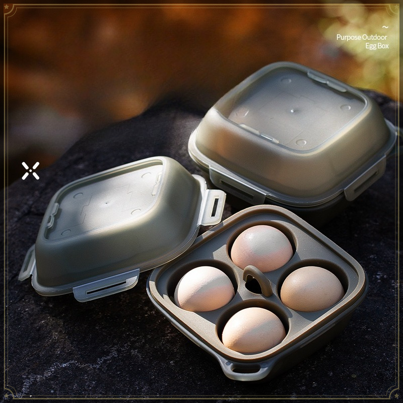 Egg Storage Holder - Yumurta Saklama Kutusu 2'si 1 Arada