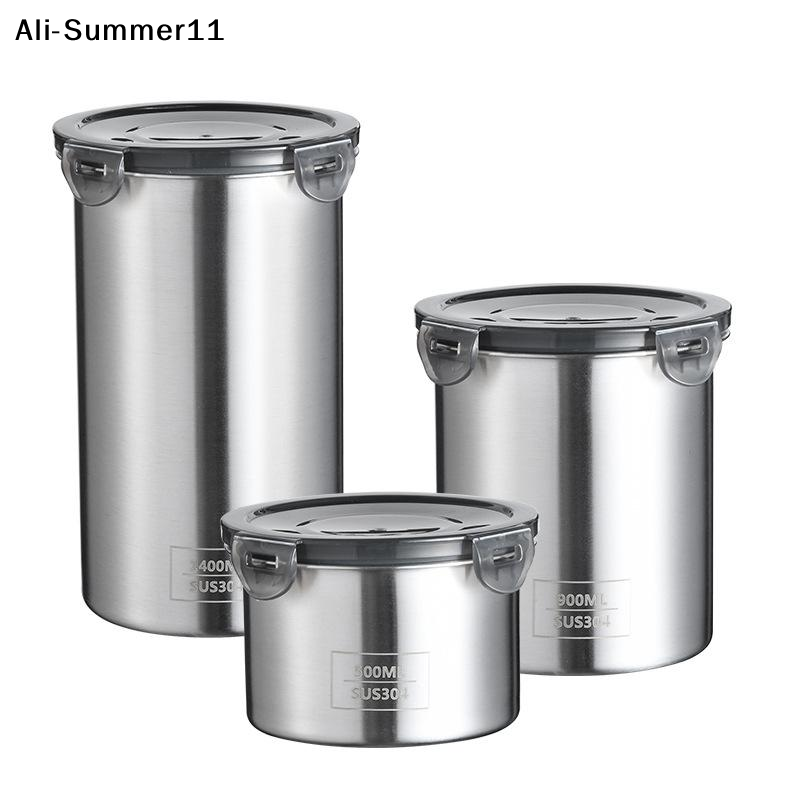 Food Storage Jars & Containers - 【Ag】【Rw】1 Adet 2025 Yeni Paslanmaz Çelik