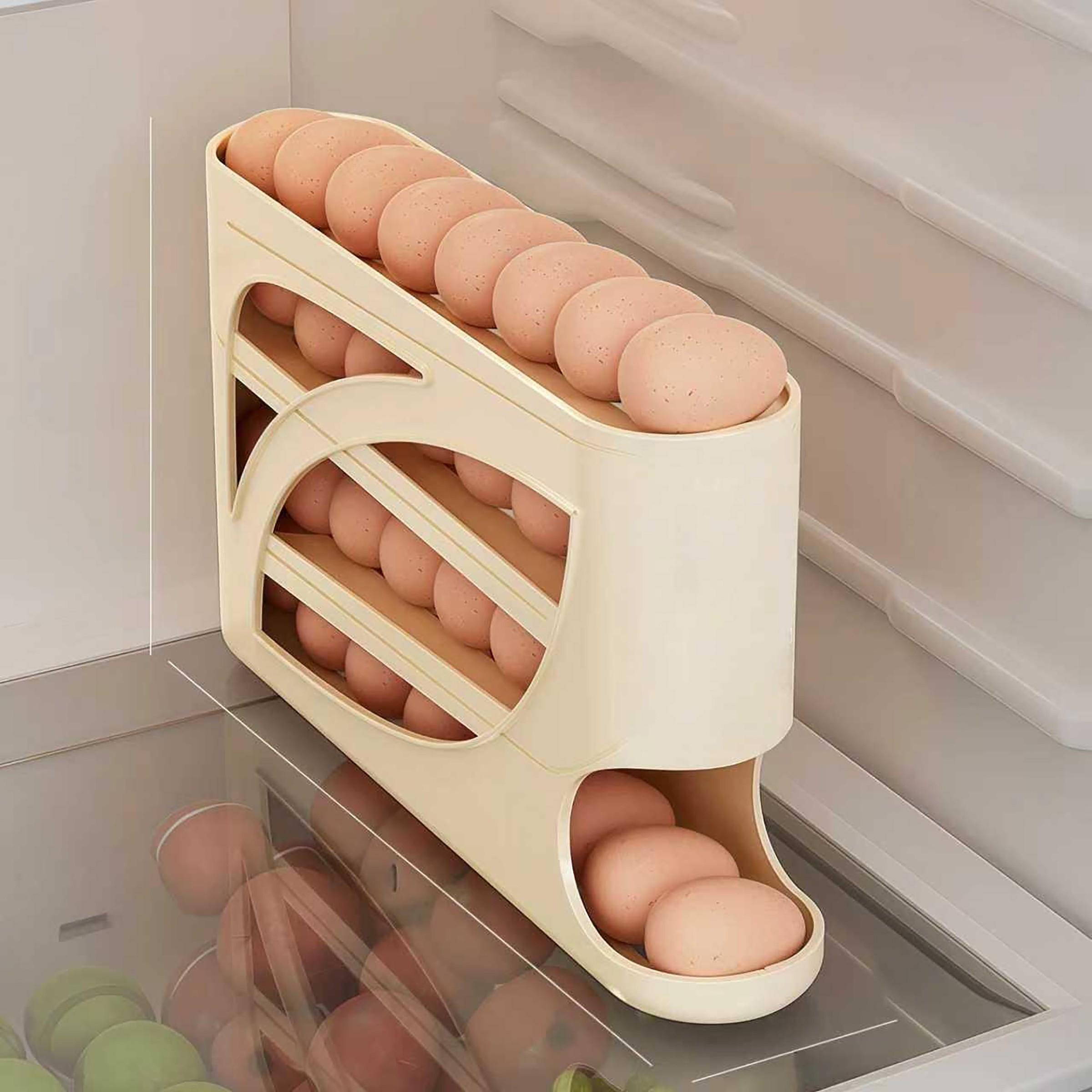 Egg Storage Holder - Buzdolabı için Döner Yumurta Dağıtıcısı -