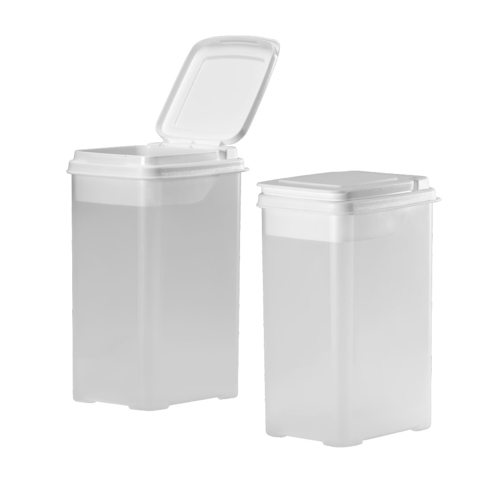 Food Storage Quart Containers - 3.25 Litrelik Plastik Un Kapları, Kepçeli,