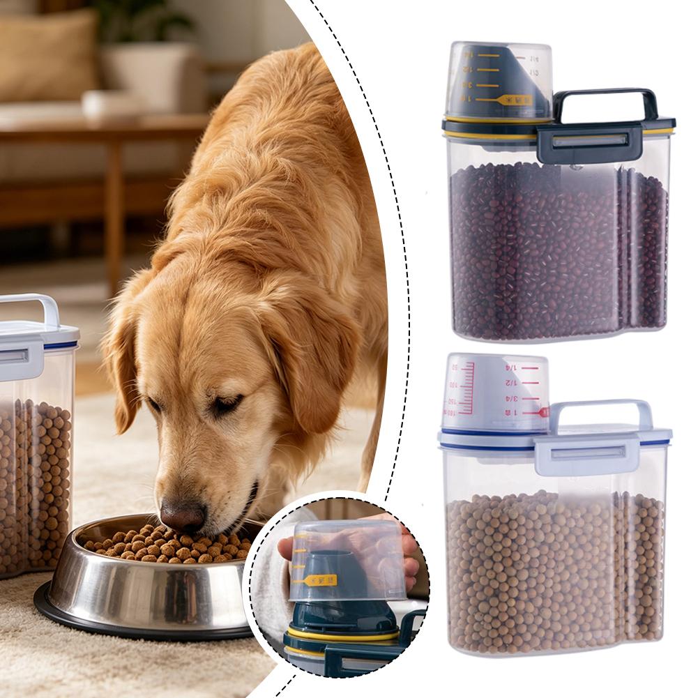 Food Storage No Plastic - Plastik Evcil Hayvan Maması Saklama Kabı