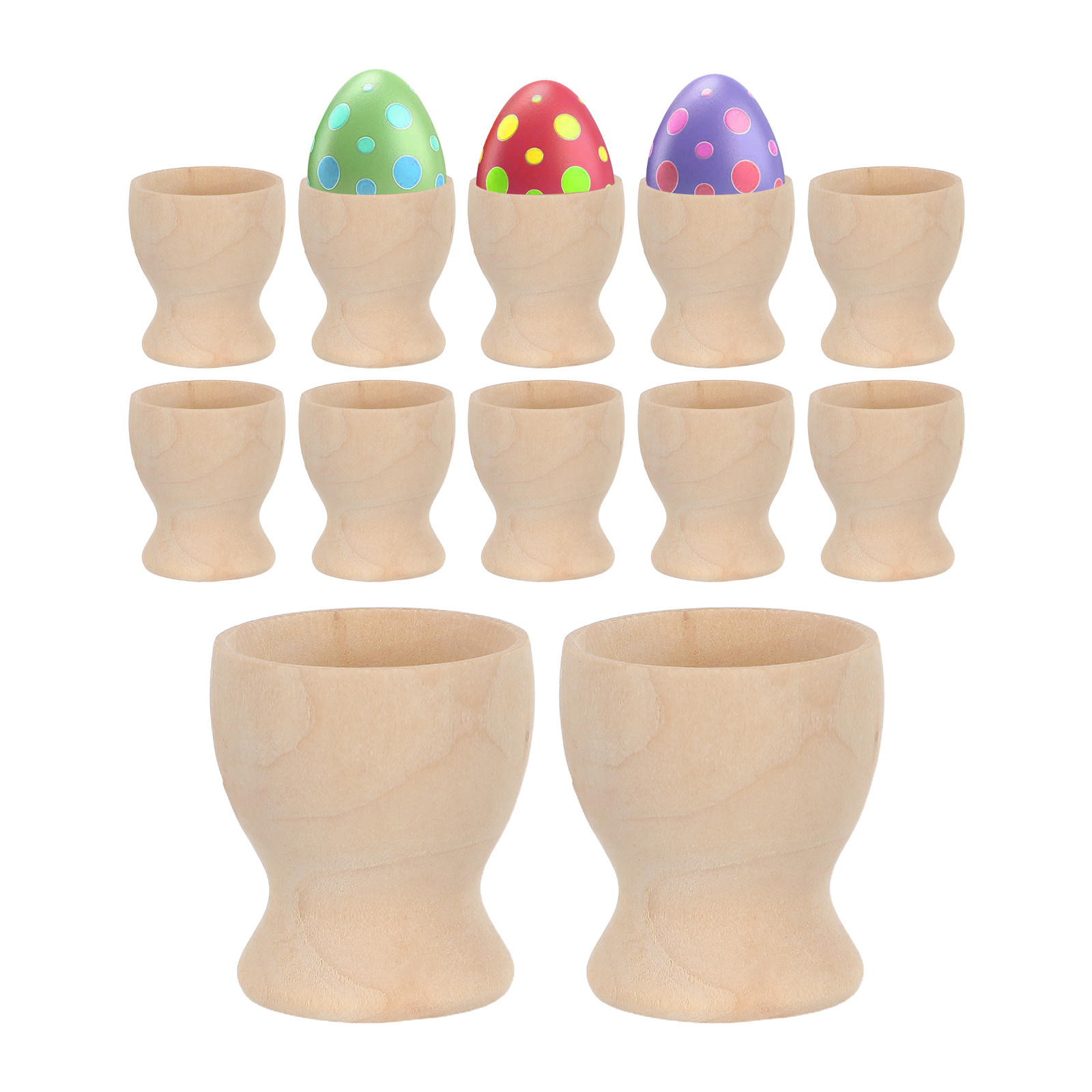 12 adet ahşap yumurta kabı DIY - Egg Storage Holder incelemesi ve fiyatı