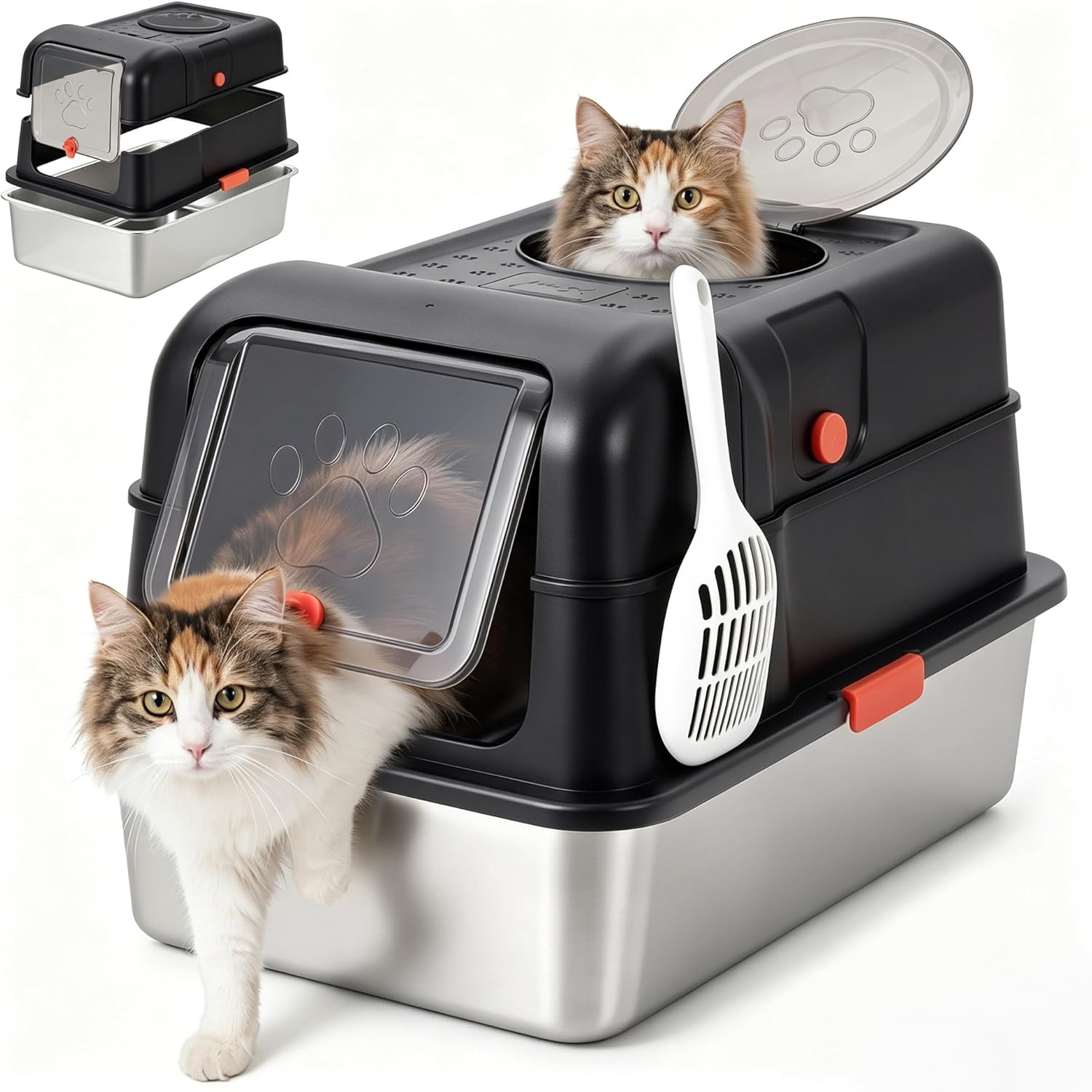 Kapaklı Paslanmaz Çelik Kedi T - Food Storage Xl incelemesi ve fiyatı