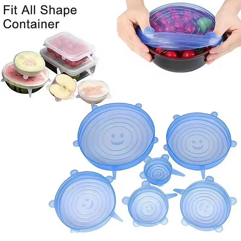 6 adet Yeniden Kullanılabilir  - Silicone Stretch Lid incelemesi ve fiyatı