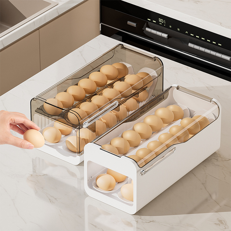 Buzdolabı için Otomatik Döner  - Egg Storage Holder incelemesi ve fiyatı