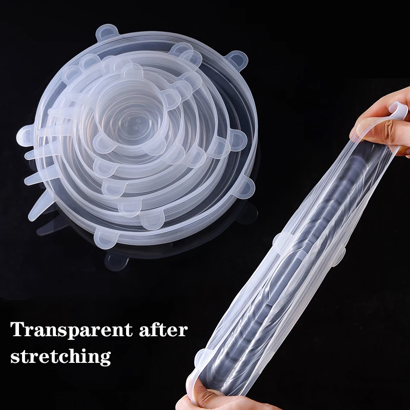 6 adet uyarlanabilir kapak sil - Silicone Stretch Lid incelemesi ve fiyatı