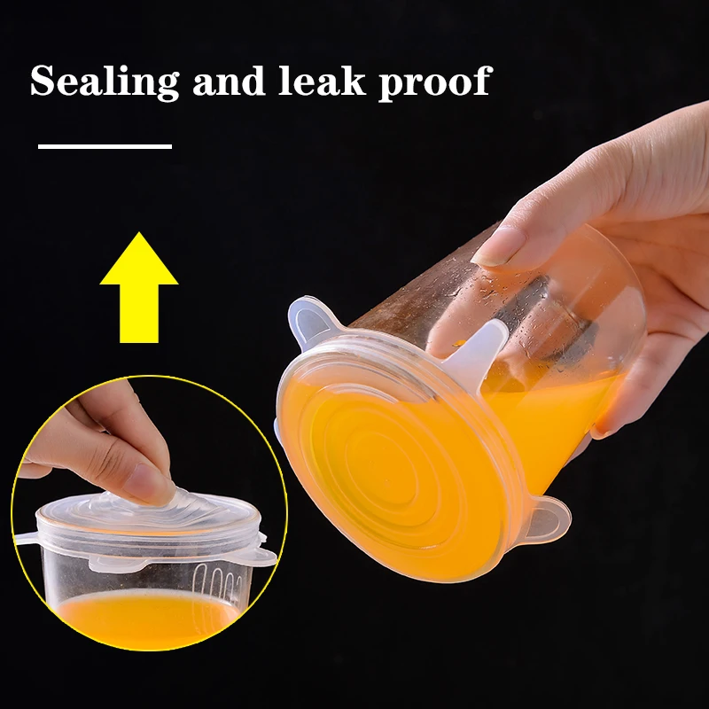 6 adet uyarlanabilir kapak sil - Silicone Stretch Lid incelemesi ve fiyatı