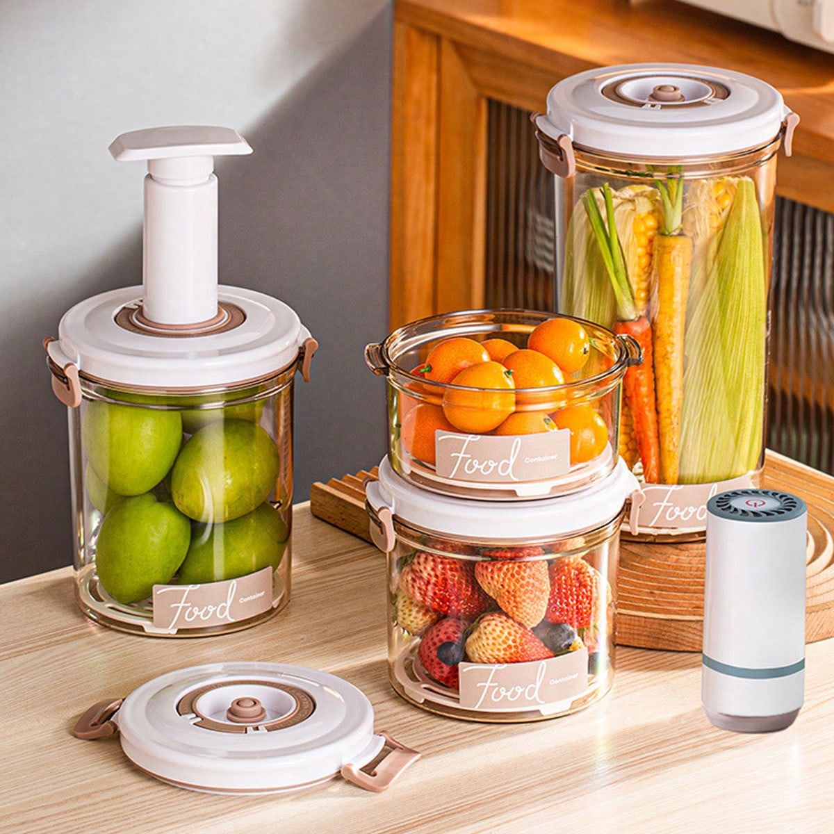 1 Mutfak Gıda Sınıfı Vakumlu K - Food Storage Vacuum Containers incelemesi ve fiyatı