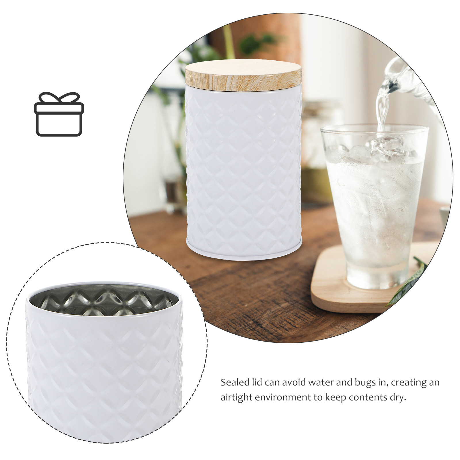 2 Adet Gıda Sınıfı Teneke Sakl - Food Storage Jars Airtight incelemesi ve fiyatı