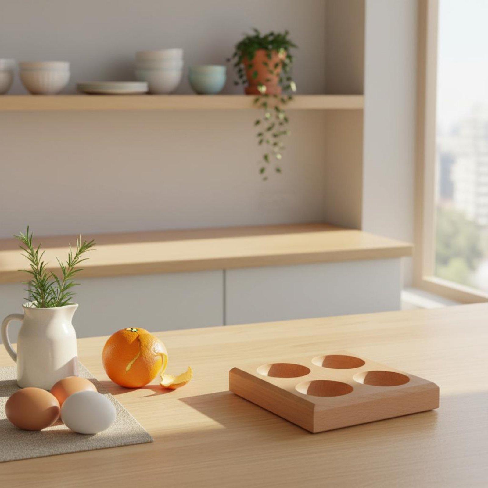 Kayın Ağacı Yumurta Tepsisi De - Egg Storage Holder incelemesi ve fiyatı