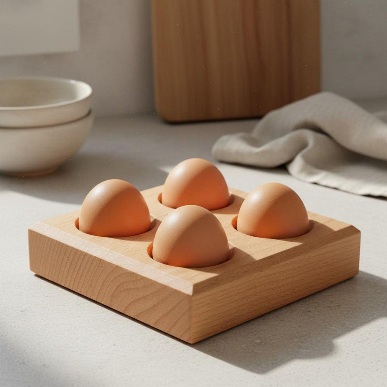 Kayın Ağacı Yumurta Tepsisi De - Egg Storage Holder incelemesi ve fiyatı