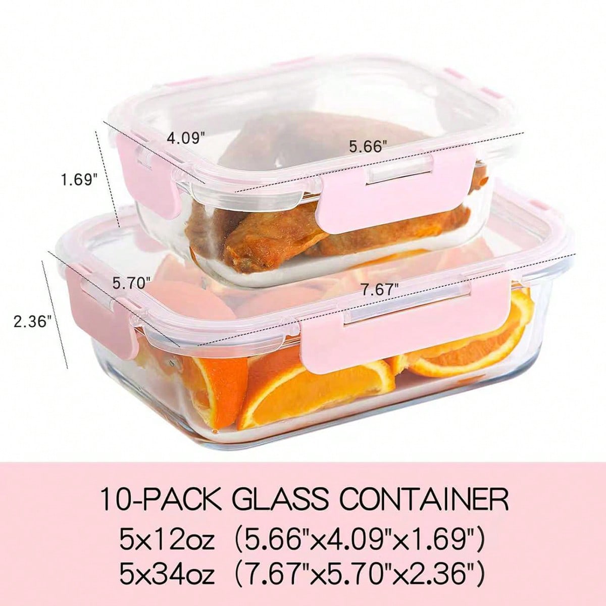 10'lu Paket Cam Yemek Hazırlık - Food Storage Heat incelemesi ve fiyatı