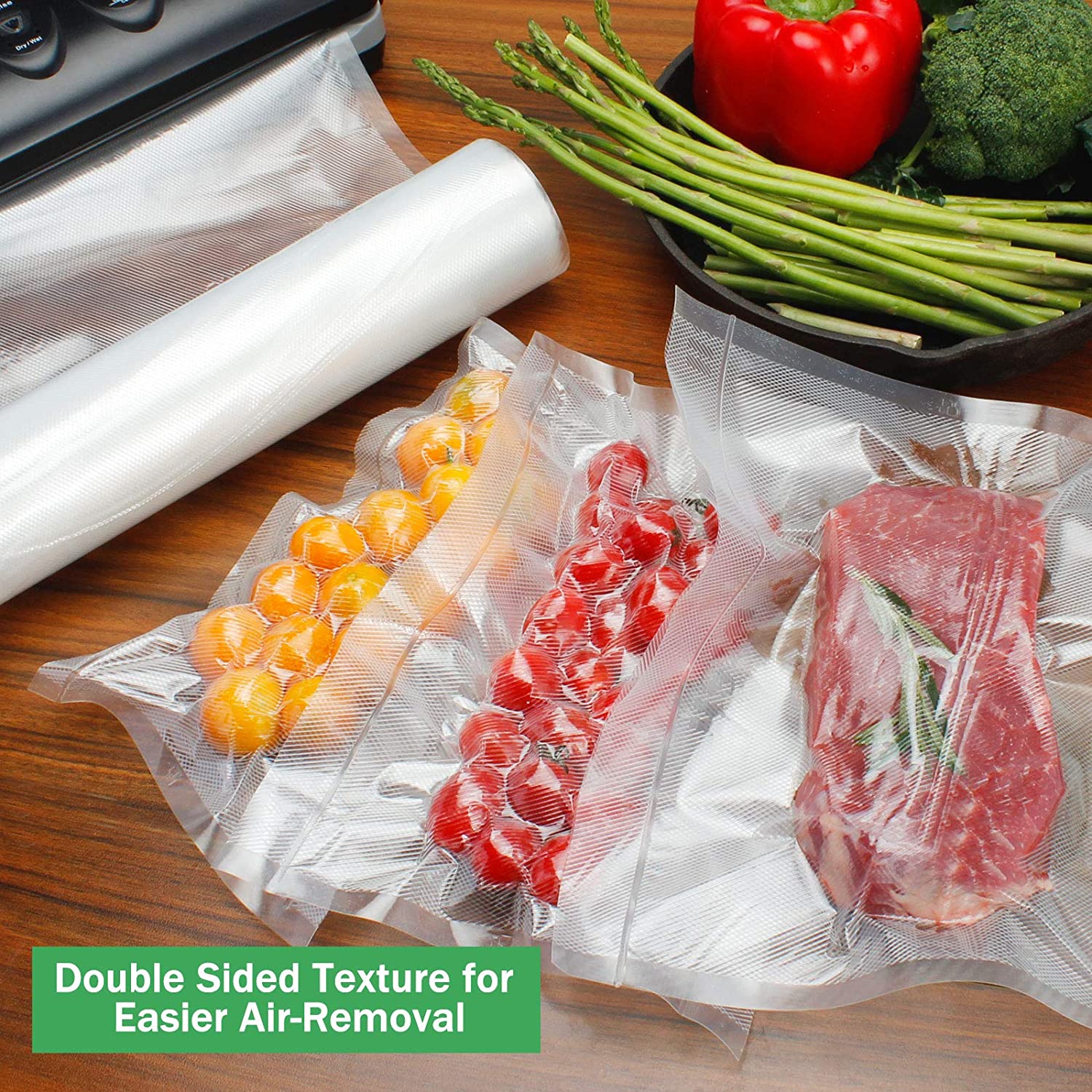 Gıda için vakum torbaları Vaku - Food Storage Bag incelemesi ve fiyatı