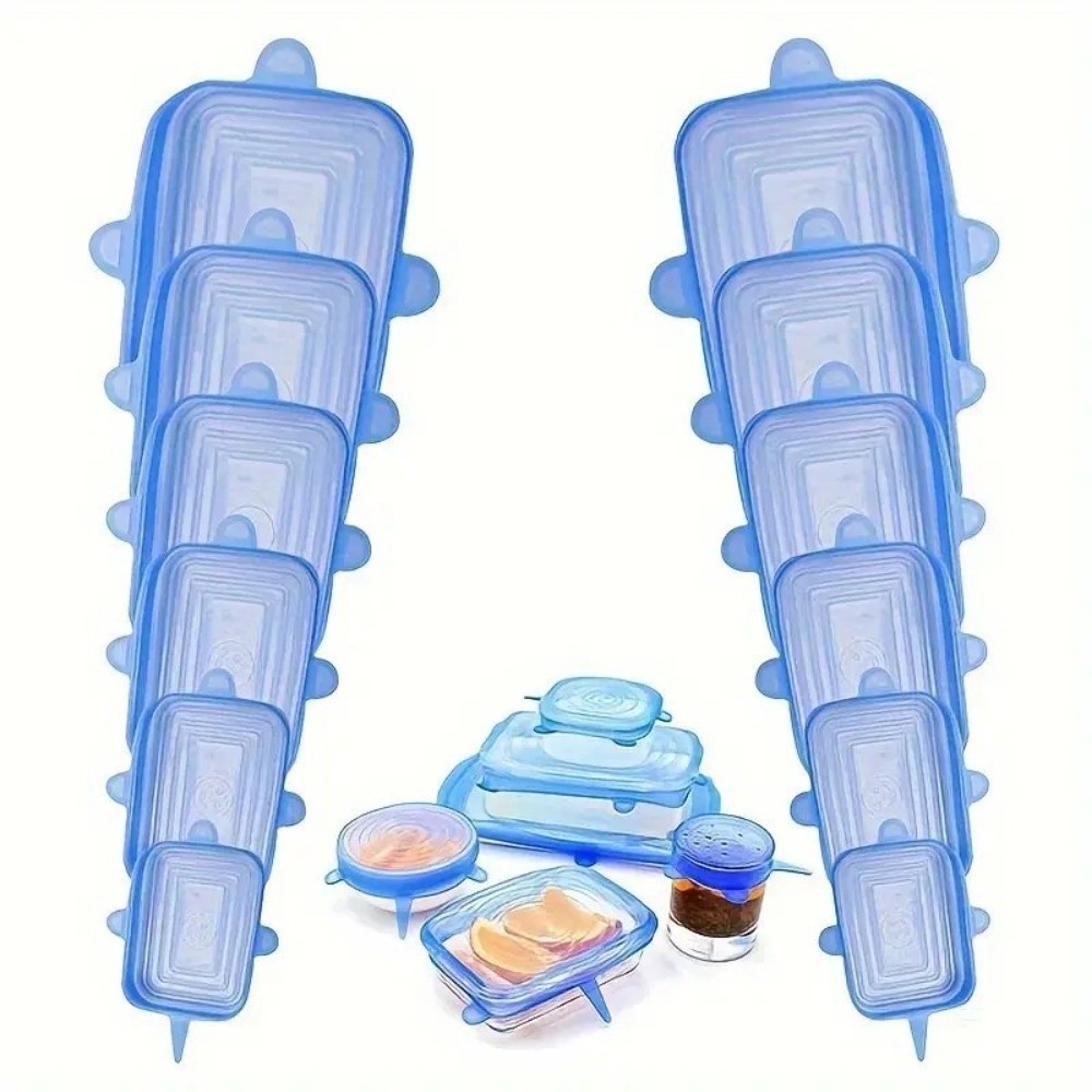 6 adet kullanışlı yeniden kull - Silicone Stretch Lid incelemesi ve fiyatı