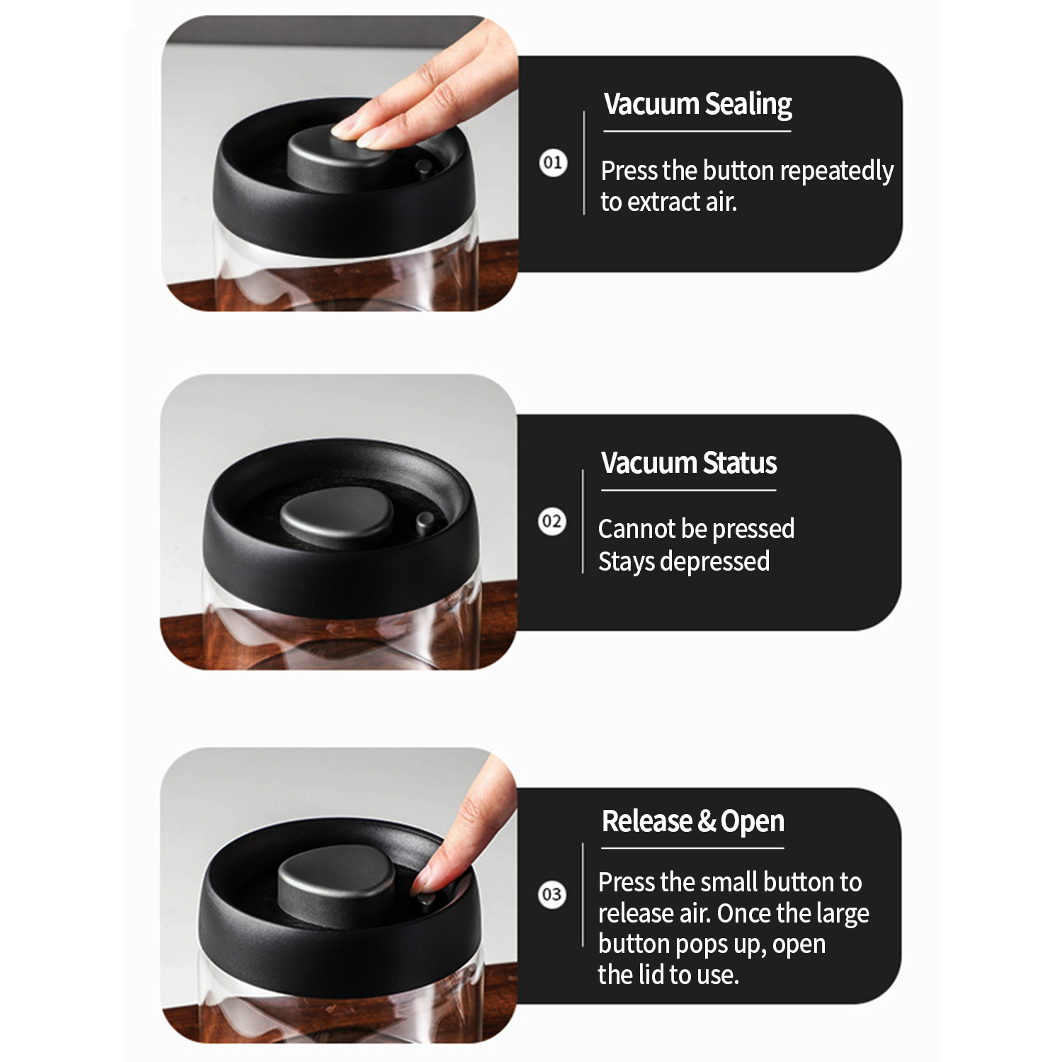 OANKR Vakumlu Kahve Kabı 500ml - Food Storage Vacuum Containers incelemesi ve fiyatı