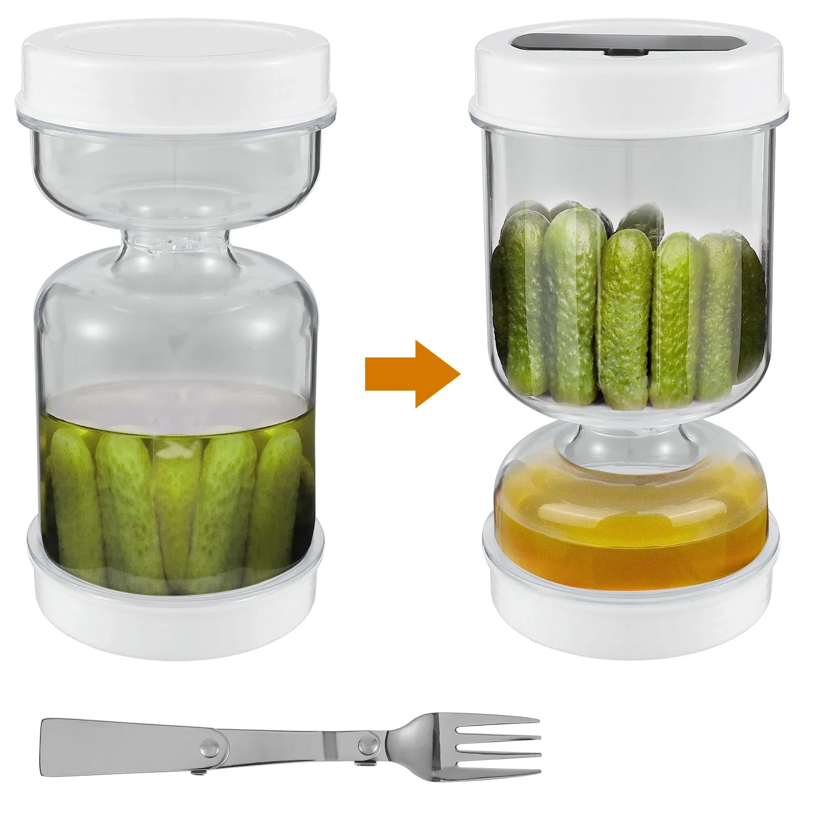 Turşu Kabı Islak ve Kuru Ayırm - Food Storage Jars Airtight incelemesi ve fiyatı