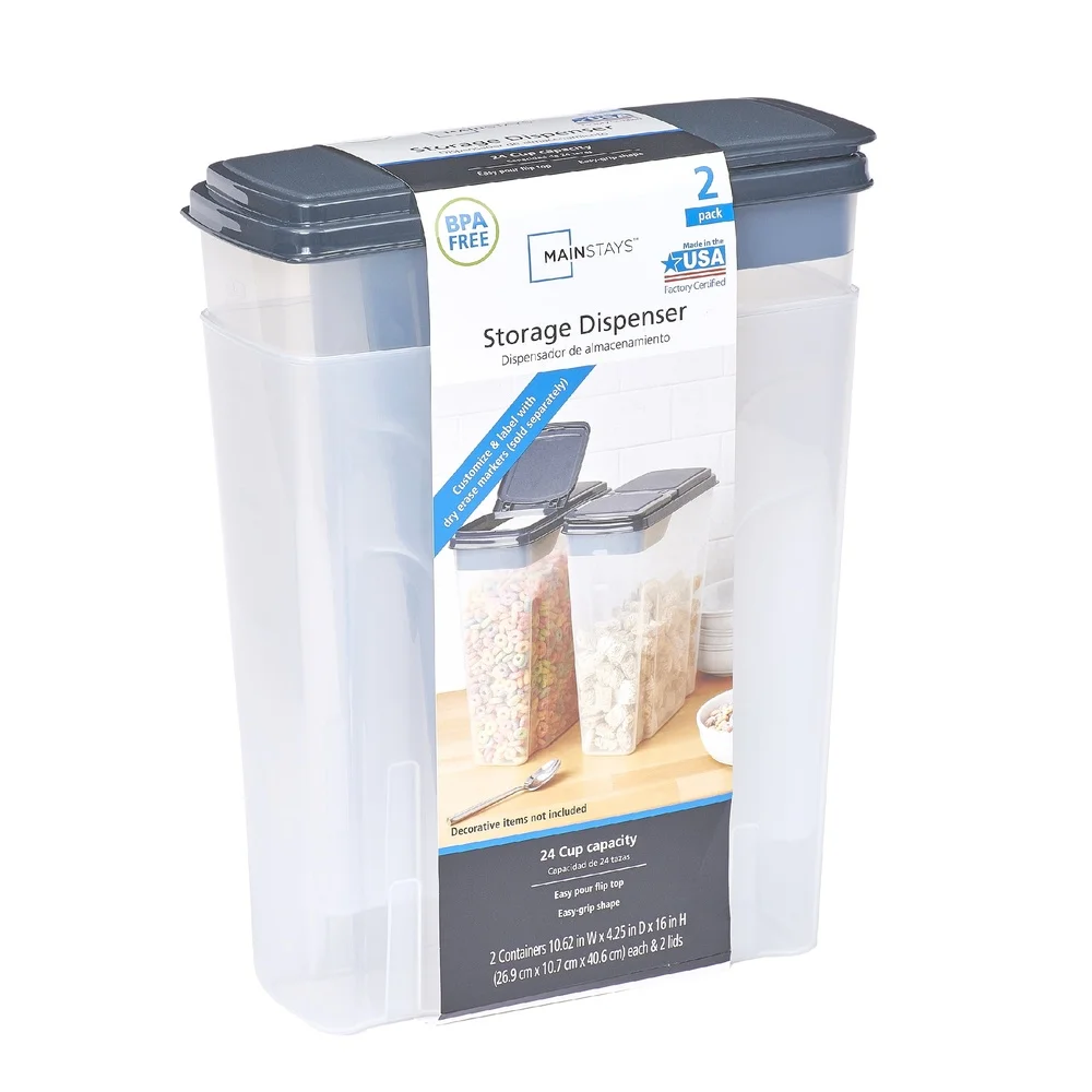 2'li Paket Plastik Tahıl Dağıt - Food Storage Quart Containers incelemesi ve fiyatı
