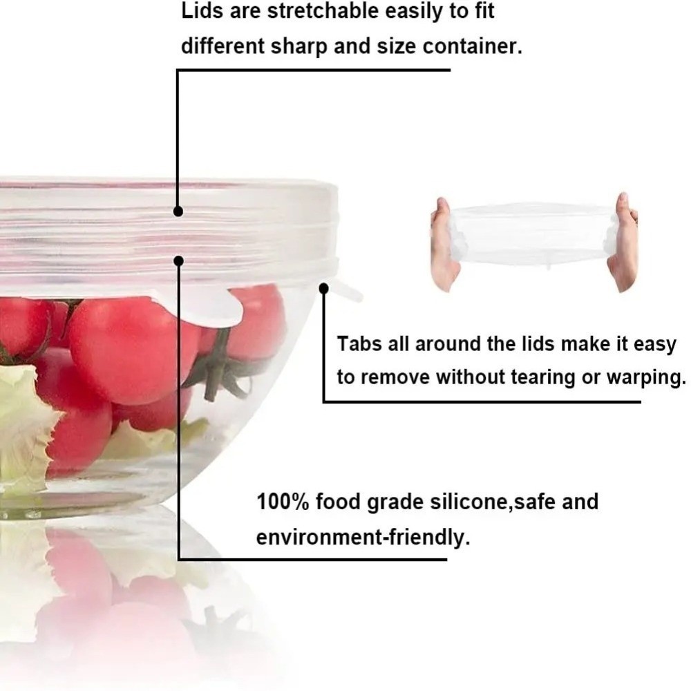 6 Adet Yeni Kullanımlık Taze S - Silicone Stretch Lid incelemesi ve fiyatı