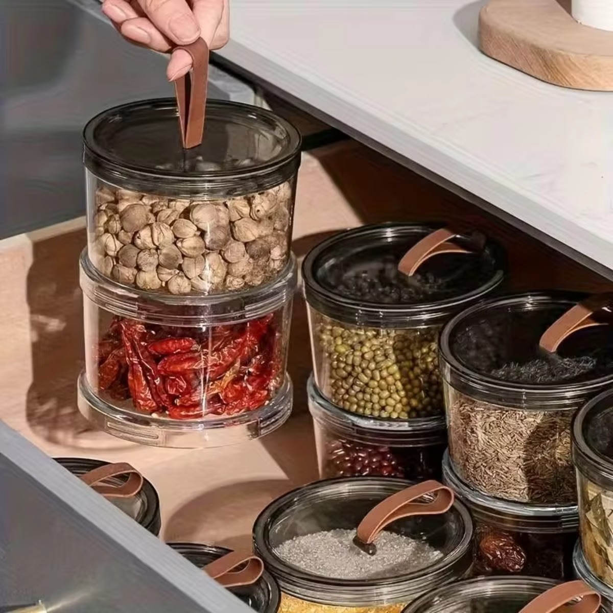 3 Katmanlı Yuvarlak El Tipi Ba - Food Storage Jars & Containers incelemesi ve fiyatı