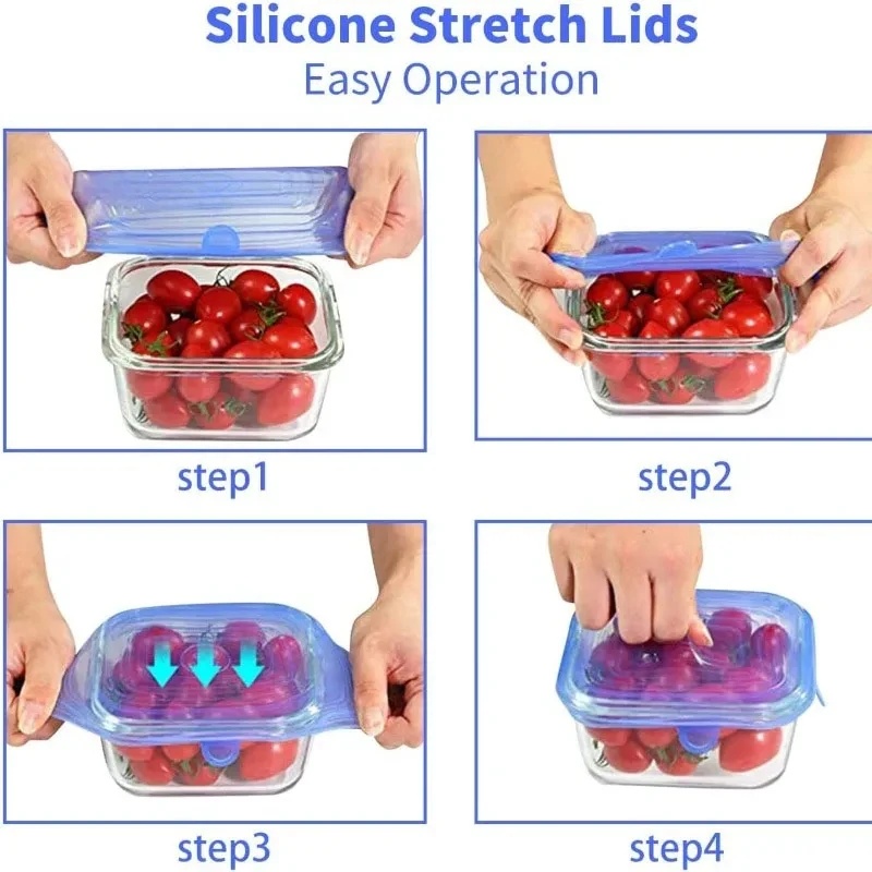 1/2 set Yeniden Kullanılabilir - Silicone Stretch Lid incelemesi ve fiyatı