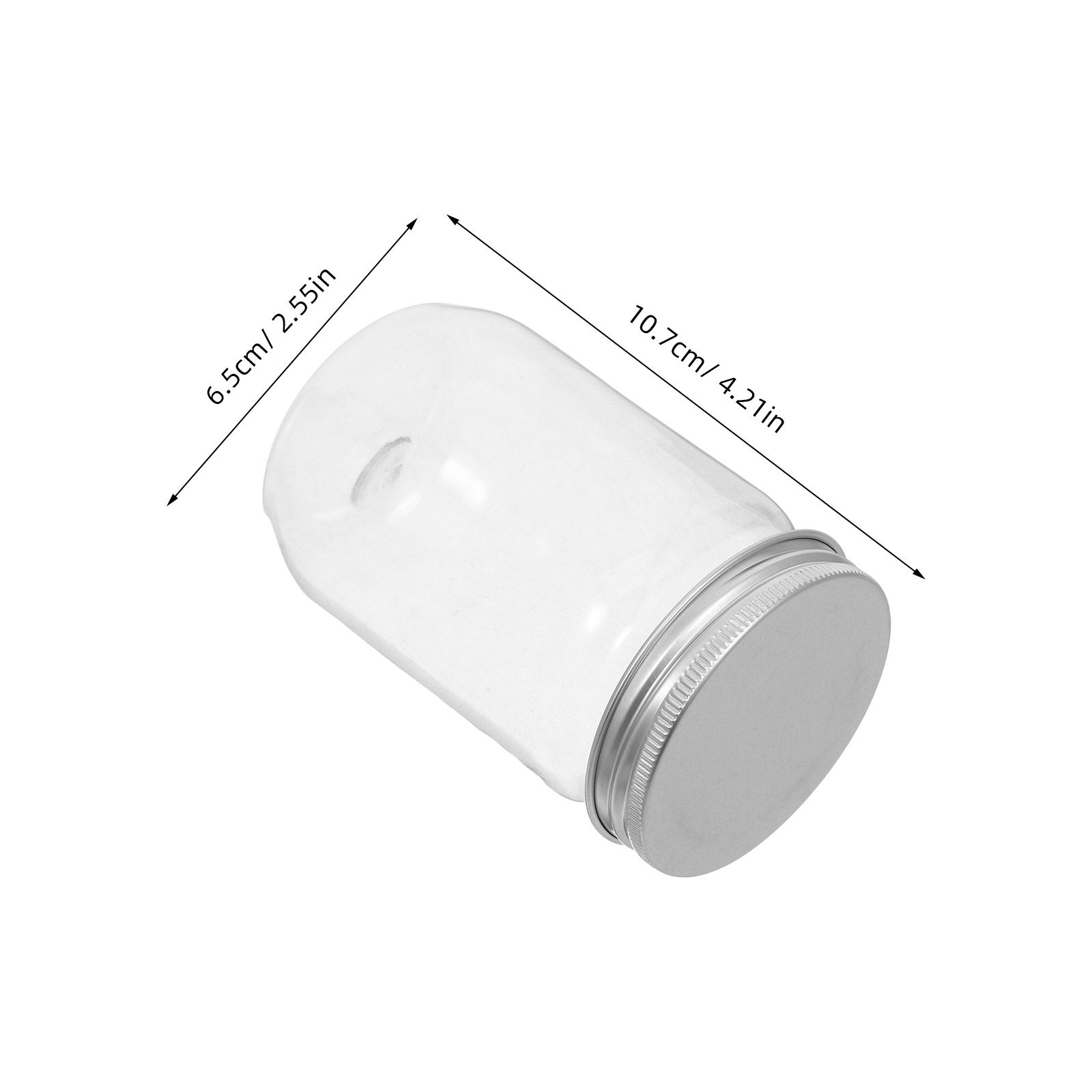 6 adet şeffaf plastik Mason ka - Food Storage Jars Airtight incelemesi ve fiyatı