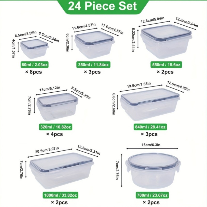48 Parça BPA İçermeyen Gıda Sa - Food Storage Heat incelemesi ve fiyatı