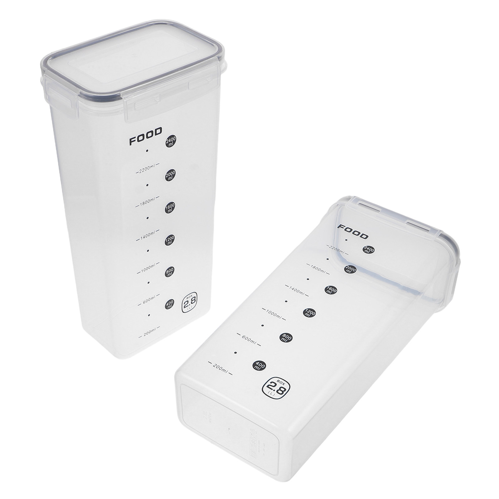 2 Adet Şeffaf Tahıl Saklama Ka - Food Storage Jars Airtight incelemesi ve fiyatı