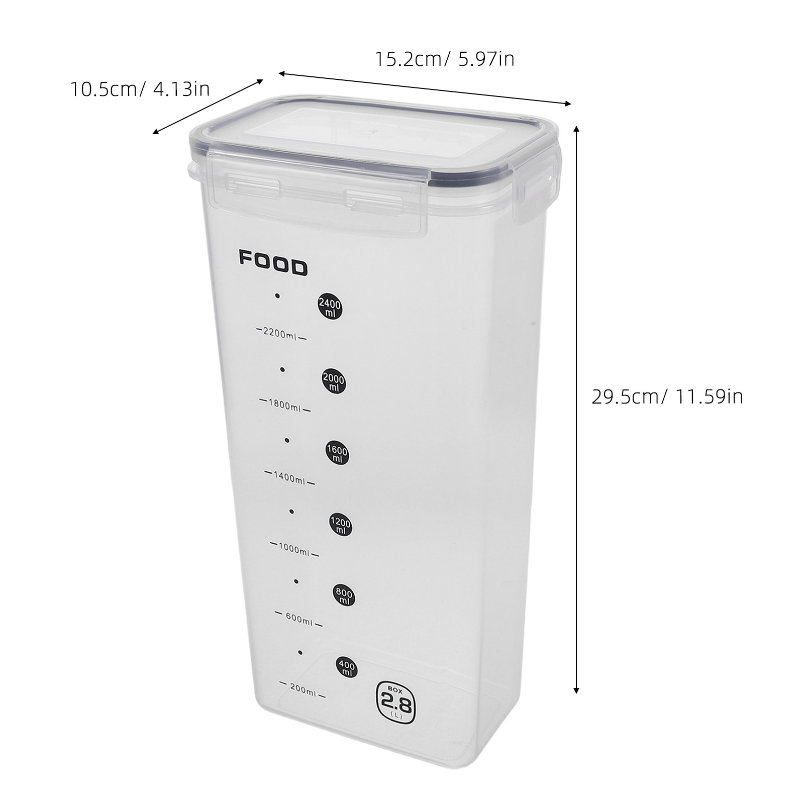 2 Adet Şeffaf Tahıl Saklama Ka - Food Storage Jars Airtight incelemesi ve fiyatı